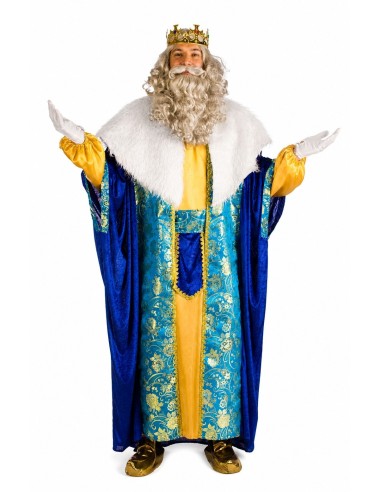 Disfarce Rei Melchior Tamanho L - de alta qualidade, ideal para carnaval, festas temáticas e eventos especiais